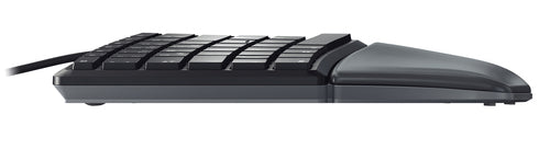 CHERRY KC 4500 ERGO Corded Ergonomic Keyboard, Black, USB (QWERTY - UK) CHERRY KC 4500 ERGO Corded Ergonomic Keyboard, Black, USB (QWERTY - UK)
